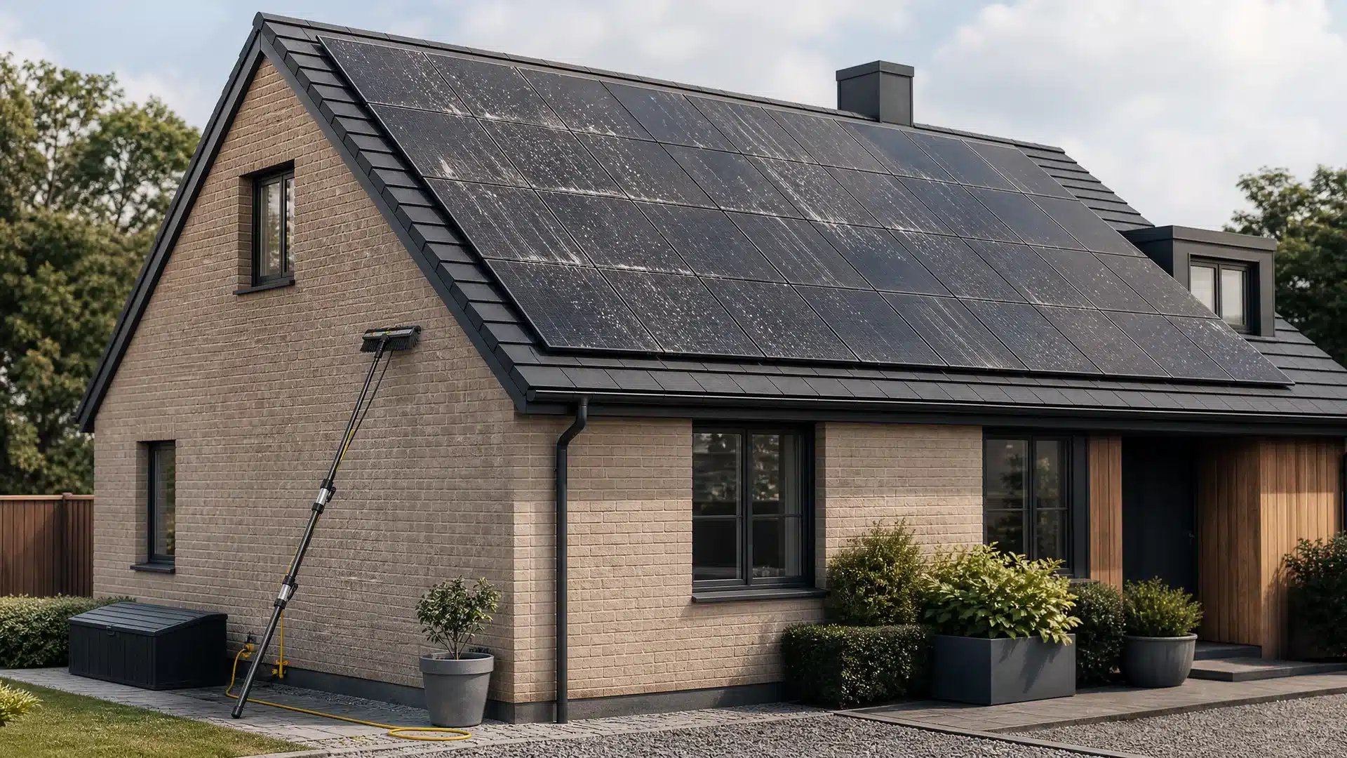 How to Clean Solar Panels on Roof UK Safely