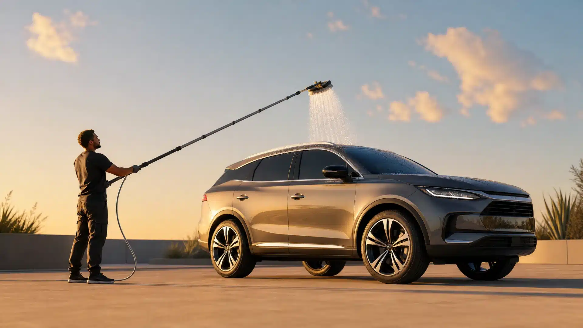 Water Fed Pole Car Cleaning: Safe Results Without Pressure Washers