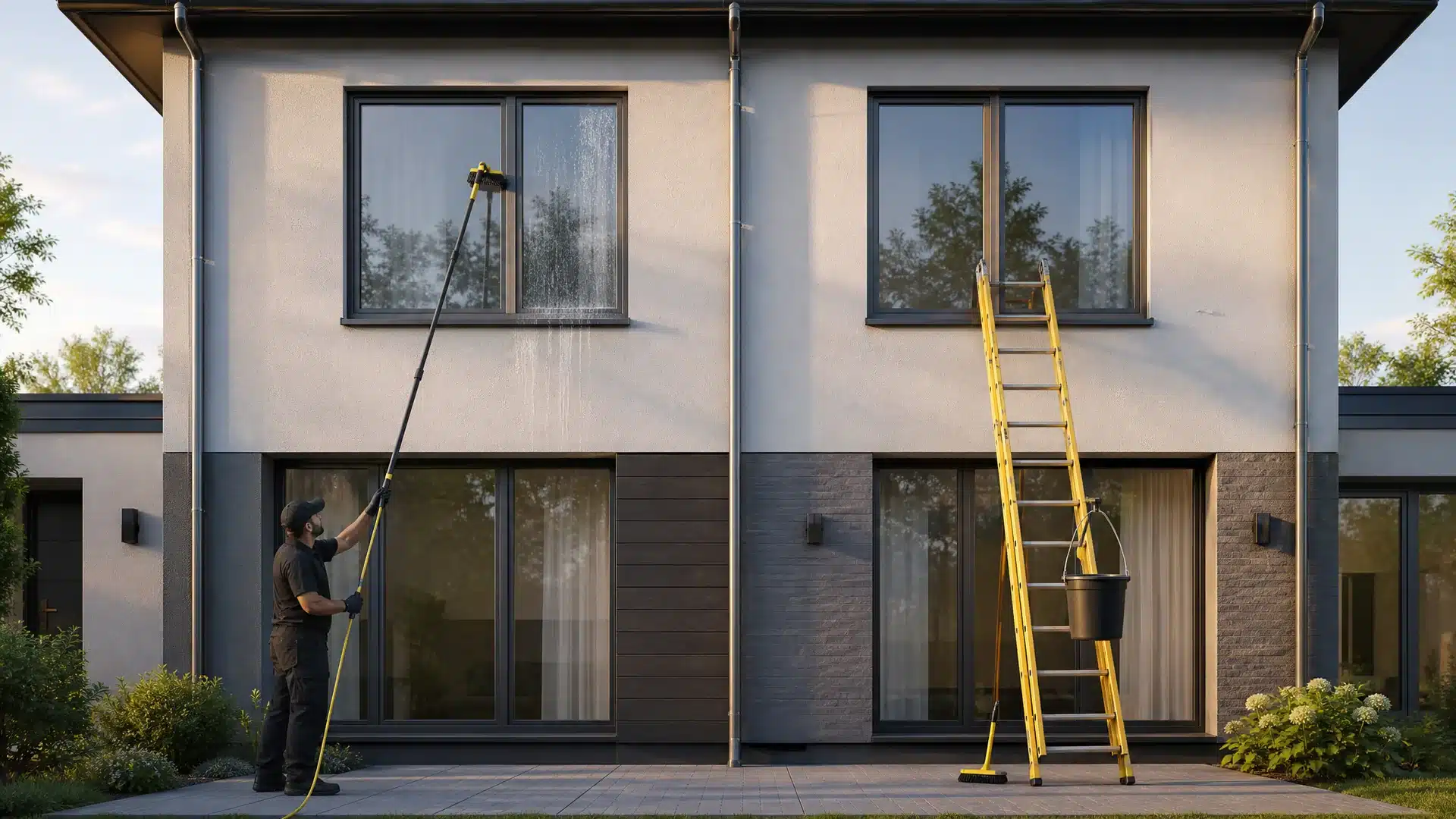 Water Fed Pole Vs Traditional Window Cleaning: Cost & Safety